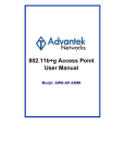 Advantek Networks AWN-AP-54MR Network Router User Manual