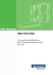 Advantech EKI-1352 Server User Manual