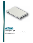 ADTRAN 1240 Network Router User Manual