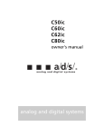 a/d/s/ C50ic Speaker User Manual