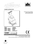 Admiral ADM8IB - 10080020 Carpet Cleaner User Manual