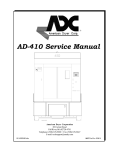 ADC AD-410 Clothes Dryer User Manual
