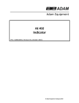 Adam Equipment 3106610631 Building Set User Manual