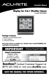 Acu-Rite 06018RM Weather Radio User Manual