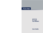Actiontec electronic PCMCIA Network Router User Manual