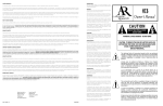 Acoustic Research HC6 Speaker System User Manual