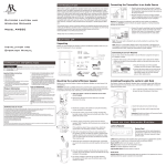 Acoustic Research AW850 Speaker System User Manual