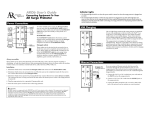 Acoustic Energy LT25 Projector User Manual
