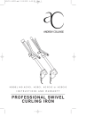 AC International A C 2 C I G Styling Iron User Manual