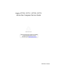 Acer Z3750 Personal Computer User Manual