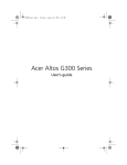 Acer G301 Network Card User Manual