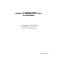 Acer 2920 Laptop User Manual