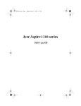 Acer 1400 Series Laptop User Manual