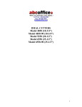 ABC Office 4850-90 Paper Shredder User Manual