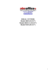 ABC Office 4810-11 Paper Shredder User Manual
