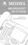 Aastra Telecom 480i BROADSOFT IP Phone User Manual