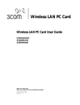 3Com 3CRDW696 Network Card User Manual