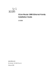 3Com 3C13636 Network Router User Manual