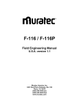 2Wire F-116P Two-Way Radio User Manual