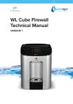 WaterLogic WL Cube Firewall Operating instructions