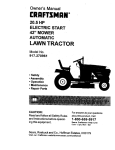 Craftsman 917.270961 Owner`s manual