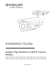 Avigilon H3-BO1-IR Installation guide