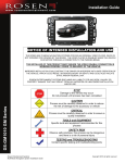 Rosen DS-GM1010 GM Series Installation guide