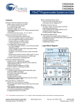 Cypress Semiconductor Perform CY8C24x94 Specifications