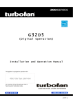 Moffat trubofan G32 Specifications