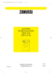 Zanussi ZWF 3100 User manual