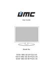 UMC W185-189G-GB-2B-TCDU-UK User guide