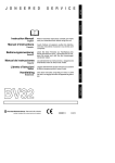 Electrolux BV32 Instruction manual