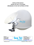 Sea Tel 6012-33 Installation manual