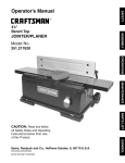 Craftsman 351.217620 Operator`s manual