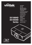 Vivitek D5I8ZHDL User`s manual