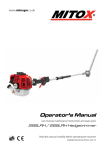 Mitox 268LRH Operator`s manual