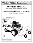 Walker PERFAERATOR PA6685 Owner`s manual