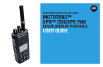 Motorola MOTOTRBO XPR 7550 User guide