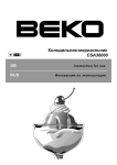 Beko CSA36000 Technical data