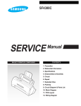 Samsung SF-4300C Service manual