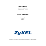 ZyXEL Communications G-200 User`s guide