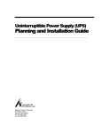 Uninterruptible Power System 800 Installation guide