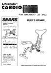 Sears Lifestyler 142.288040 User`s manual