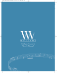 Williams Concerto User`s manual