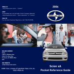 Scion 2006 xA Owner`s manual