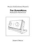 Musical Surroundings SuperNova 2 Owner`s manual