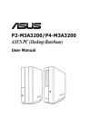 Asus P2-M3A3200 User manual