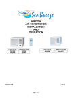 Seabreeze WA24ZM Specifications