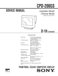 Sharp CP-C405 Service manual