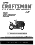Craftsman EZ3 917.258960 Specifications